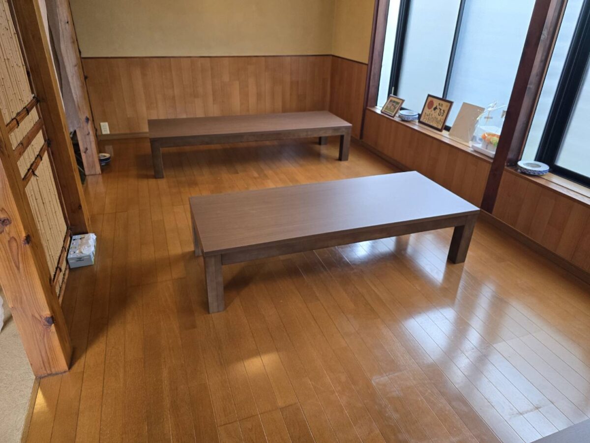 テーブル設置
