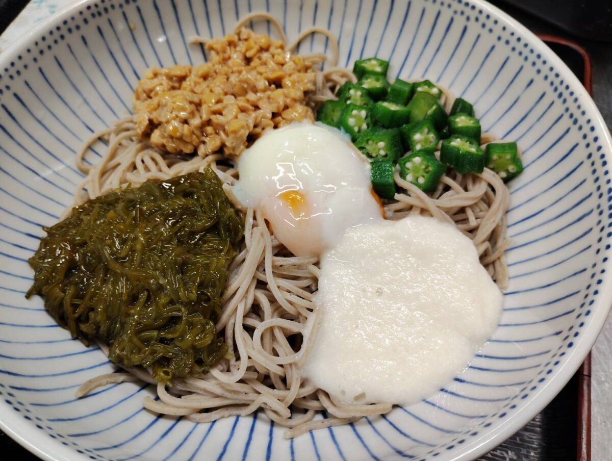 ねばとろ蕎麦!